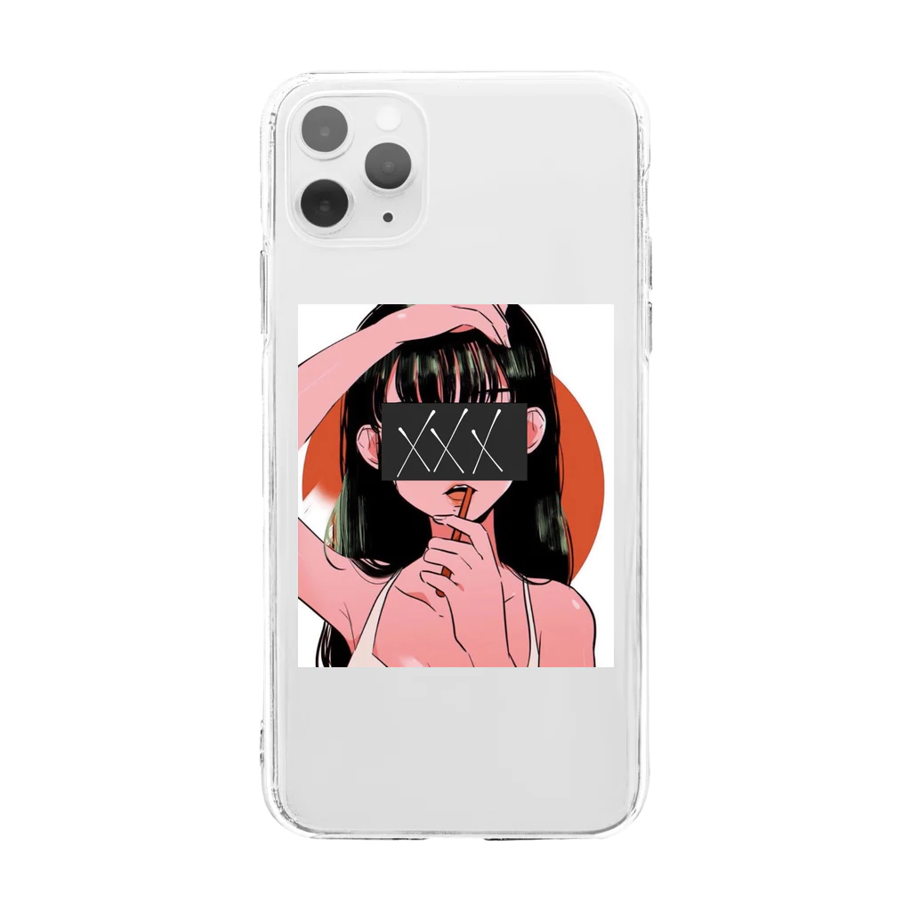 XXXの【XXX】 Soft Clear Smartphone Case