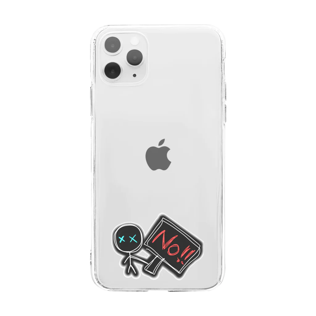 「It's me!」shopのno!! Soft Clear Smartphone Case