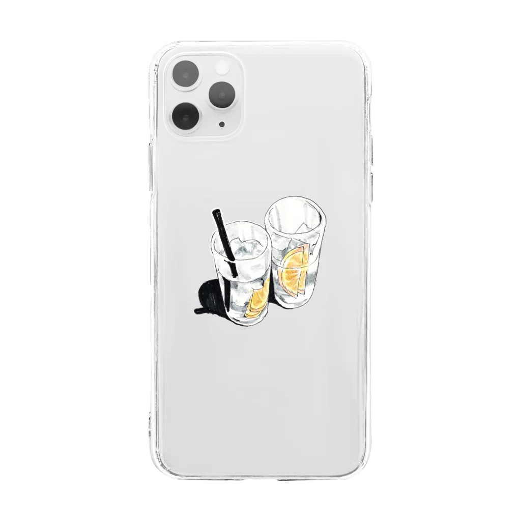 inemouseのLemon Soft Clear Smartphone Case