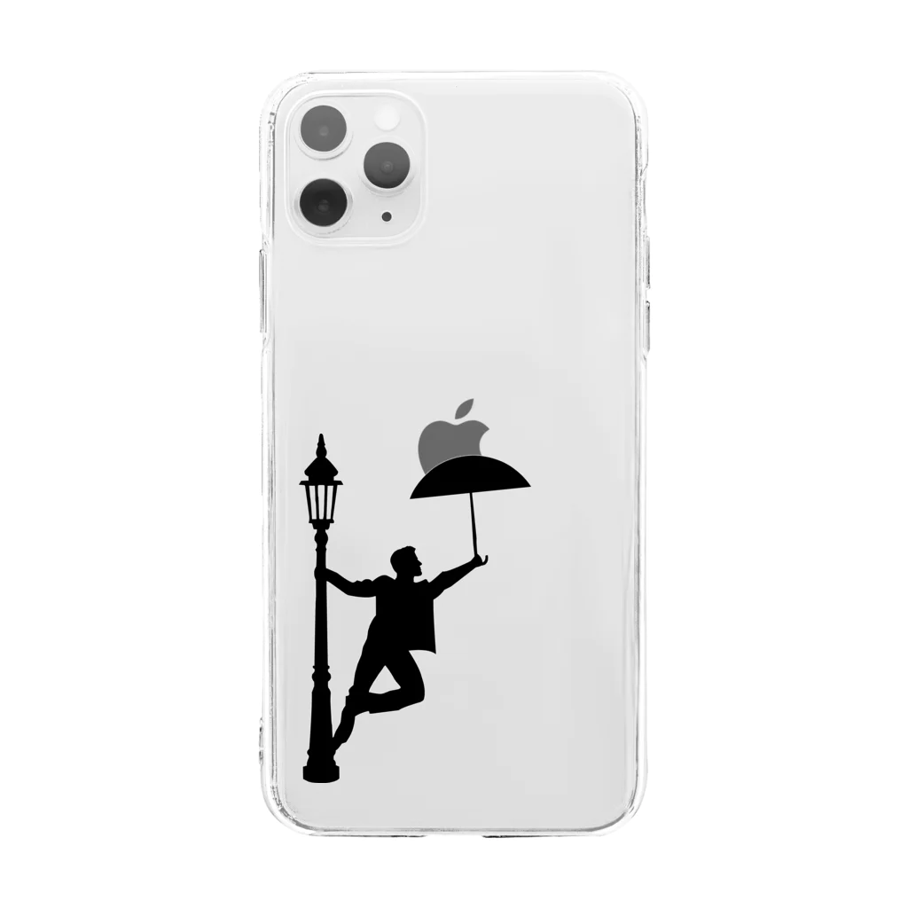 Twinkle-Booの雨に唄えば☂️🎶 Soft Clear Smartphone Case