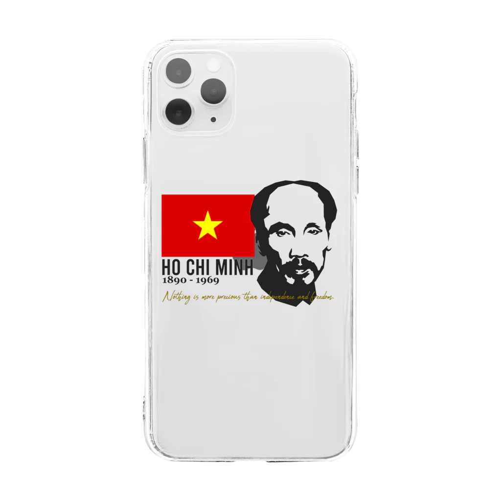 JOKERS FACTORYのHO CHI MINH Soft Clear Smartphone Case