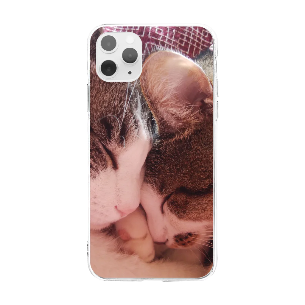 HUGのツック＆つくね Soft Clear Smartphone Case