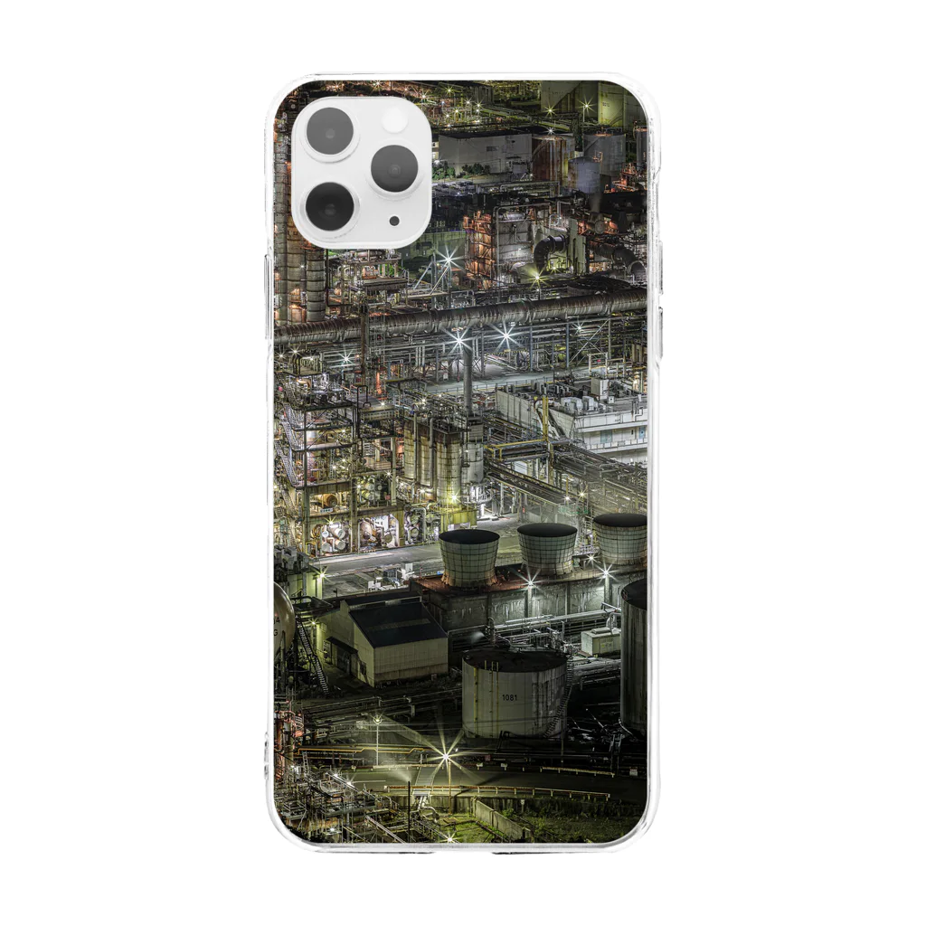 w_tanks_のno steel no life ENEOS 和歌山 Soft Clear Smartphone Case