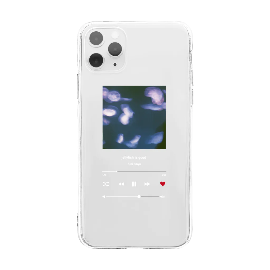 suuのFILM PHOTO MUSIC / jellyfish is good Soft Clear Smartphone Case