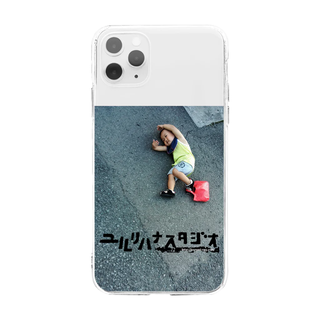ユルリハナスタジオのゴローンUノースケー Soft Clear Smartphone Case