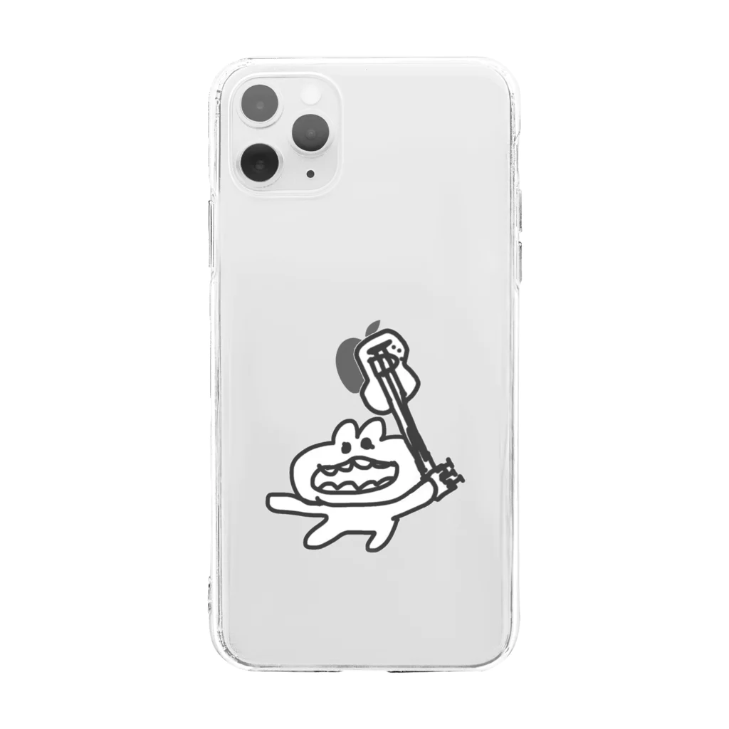 TELOMERE.labのパンクスウサギさん Soft Clear Smartphone Case