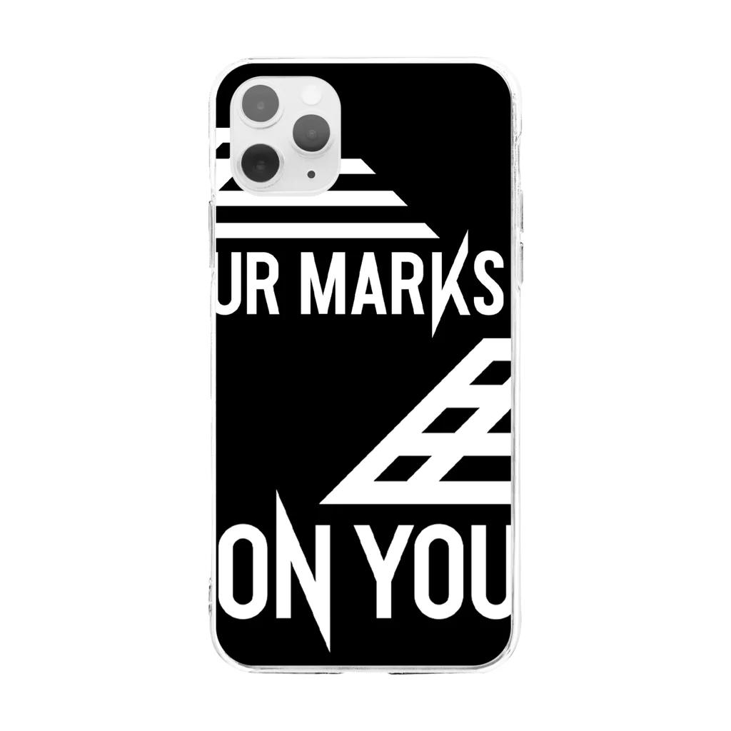 シダパングッズのON YOUR MARKS スマホケース ソフトクリアスマホケース