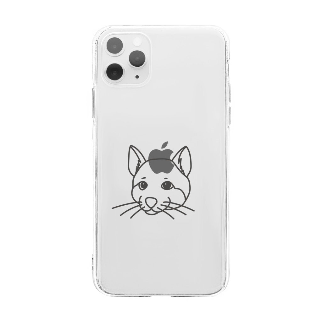 CHOTTOPOINTの豆柴 Soft Clear Smartphone Case