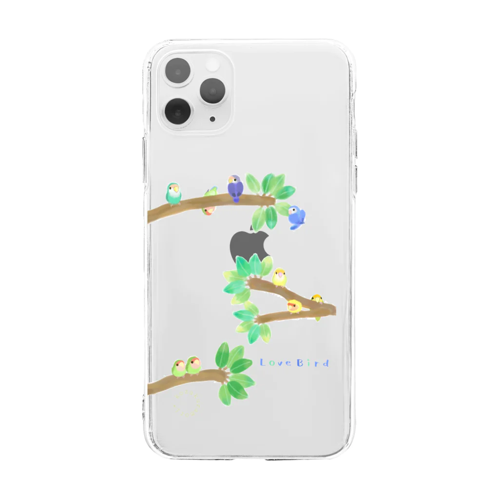 小桜森のラブバのなる木 Soft Clear Smartphone Case