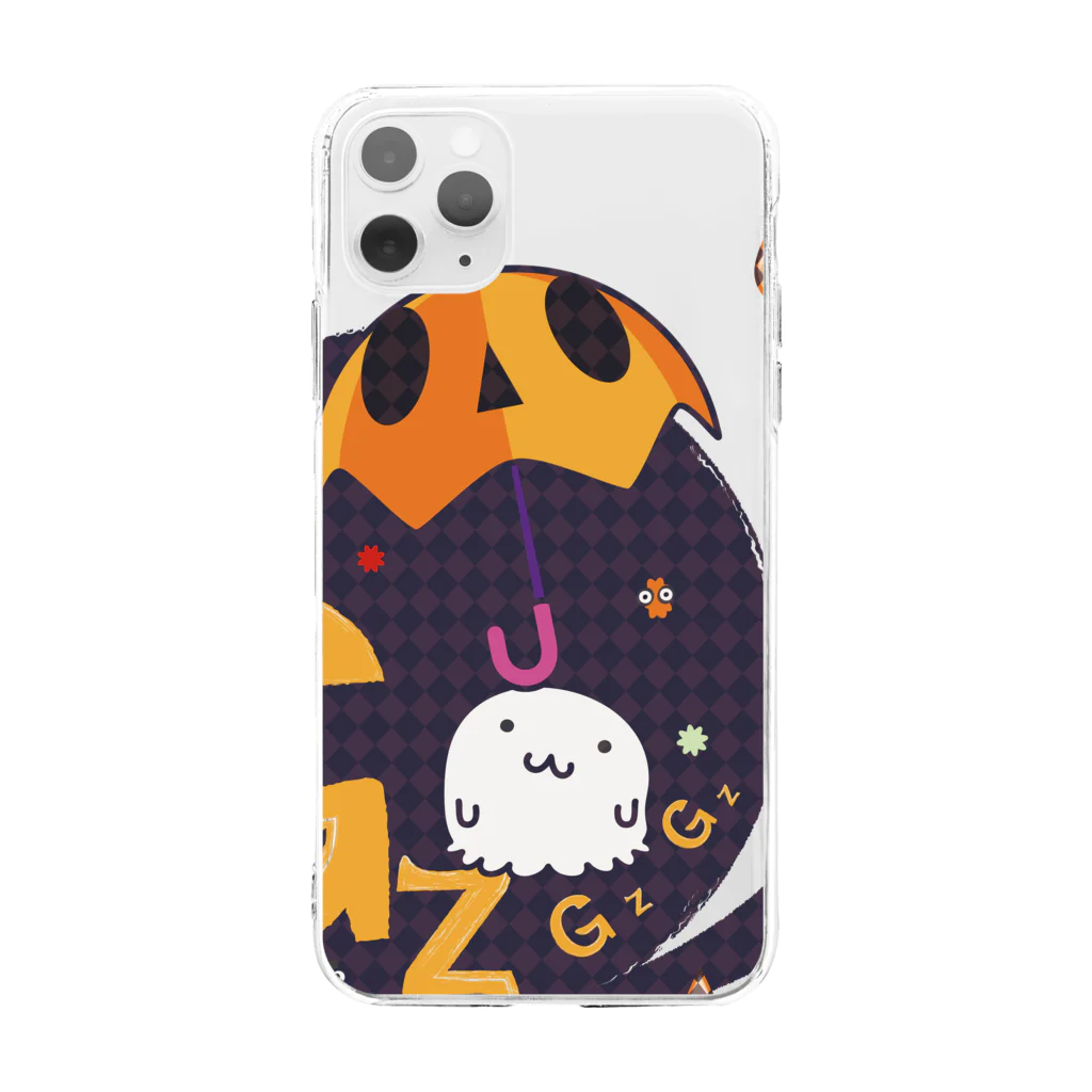 イラスト MONYAAT のラビリンス Soft Clear Smartphone Case