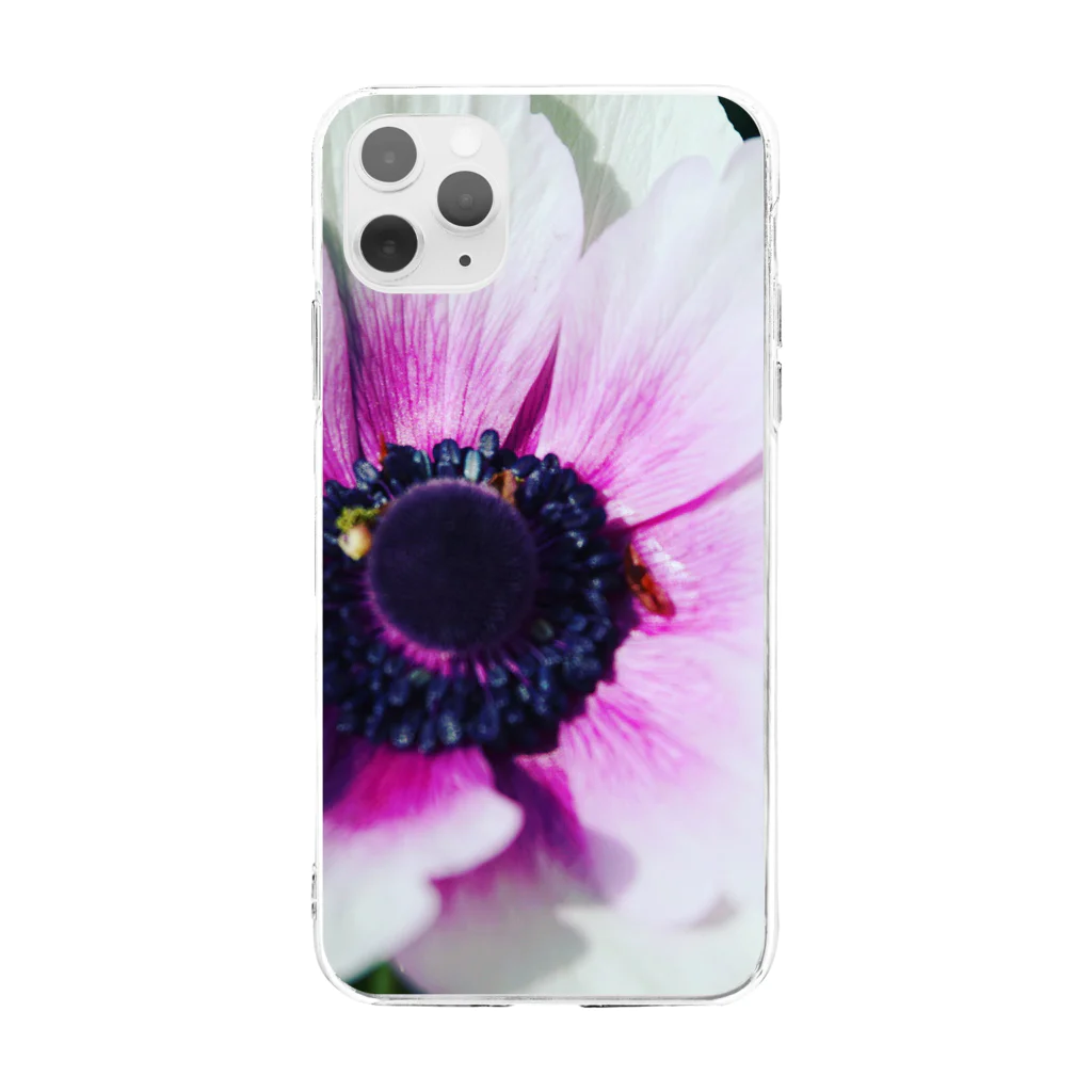 Yoshiの花 Soft Clear Smartphone Case