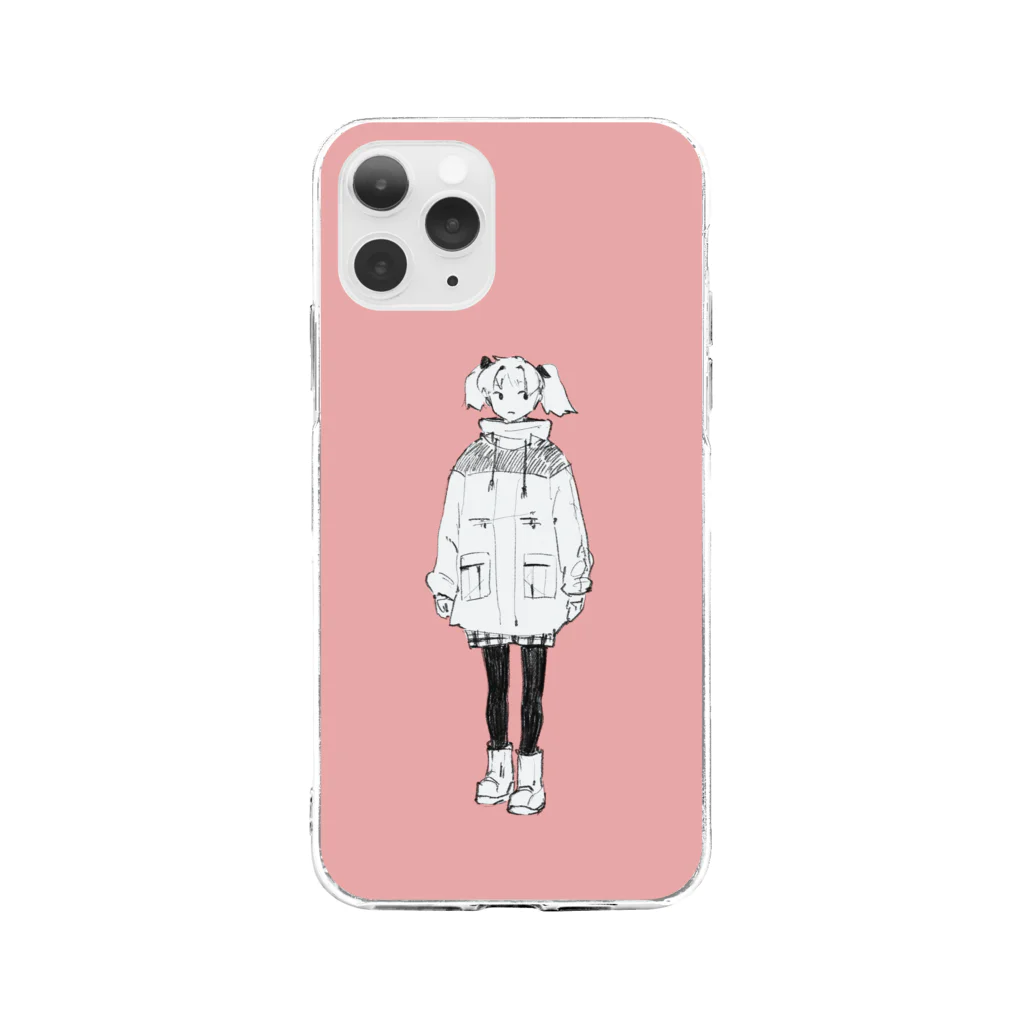 足湯のMZスマホケース Soft Clear Smartphone Case