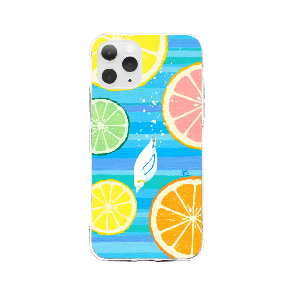 サトウノリコ*のCitrusDive!! Soft Clear Smartphone Case