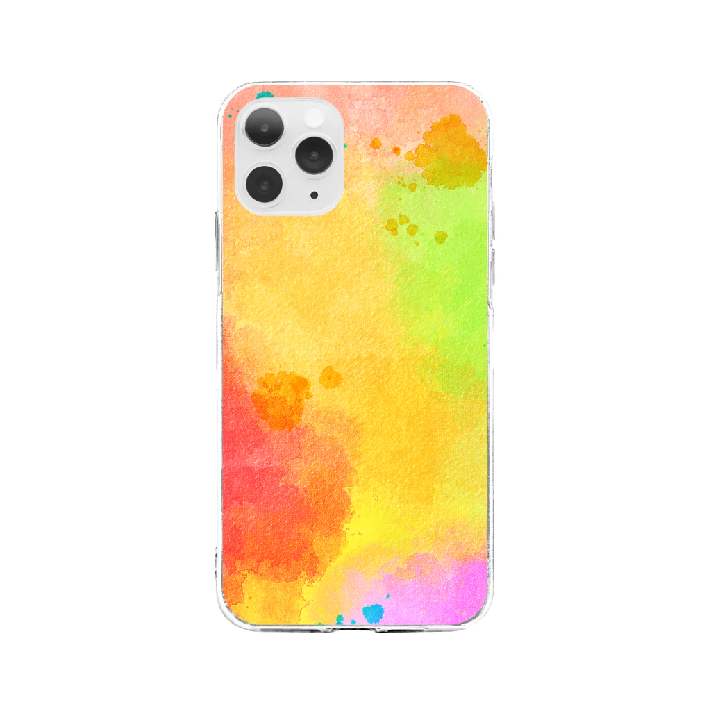 ataruno artのColorful Soft Clear Smartphone Case