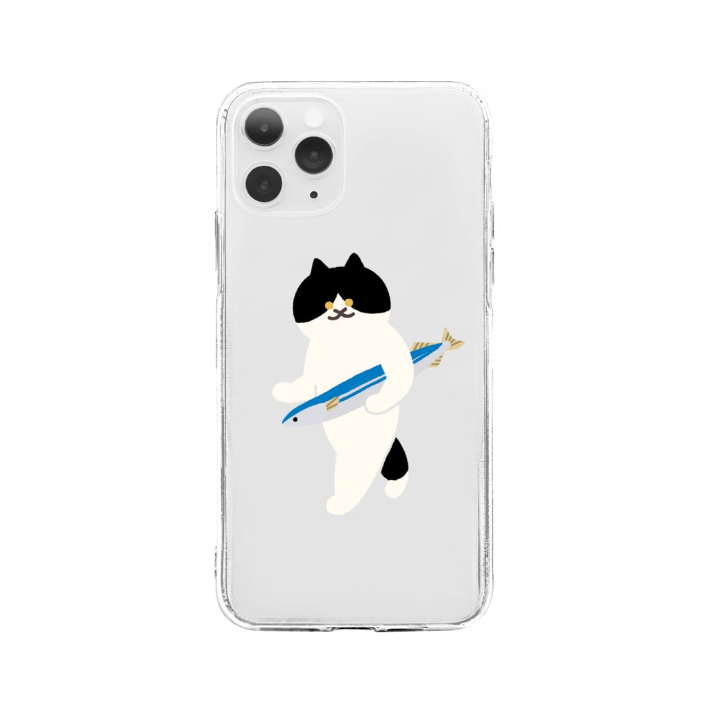 盗んだサンマと歩き出すねこ Suiminグッズのお店 Suimin Goods のソフトクリアスマホケース Iphoneケース 通販 Suzuri スズリ 盗んだサンマと歩き出すねこ Suiminグッズのお店 Suimin Goods のソフトクリアスマホケース Iphoneケース 通販 Suzuri スズリ