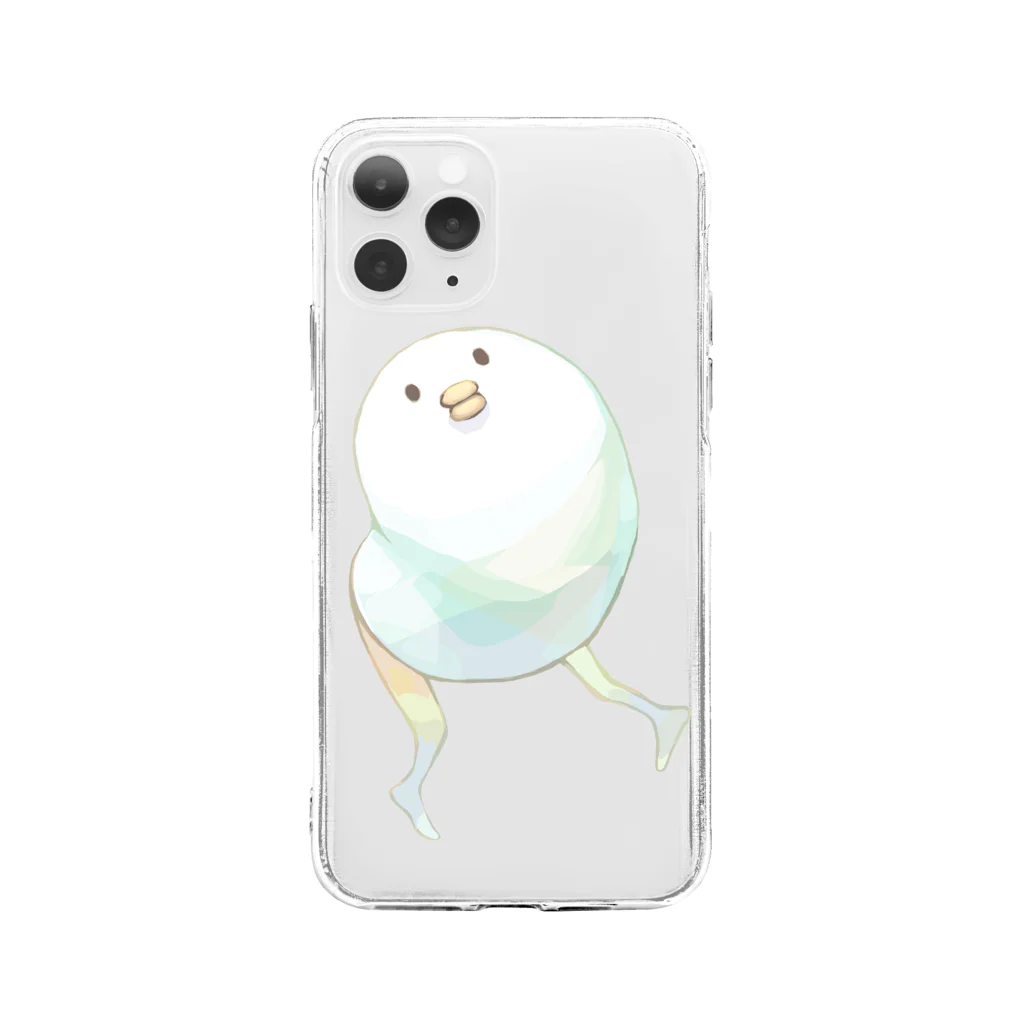 梅味の淡いとり Soft Clear Smartphone Case