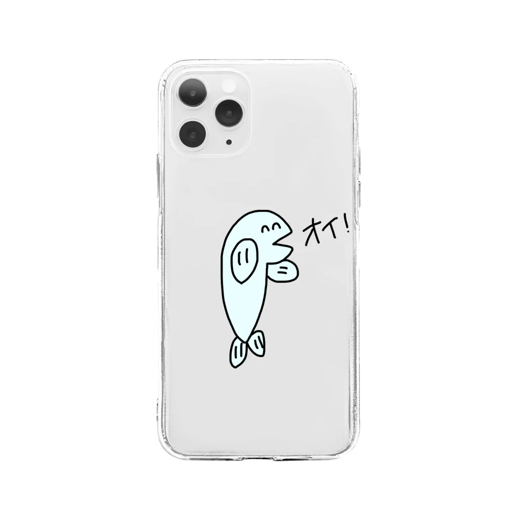 トビウオのトビウオちゃん Soft Clear Smartphone Case