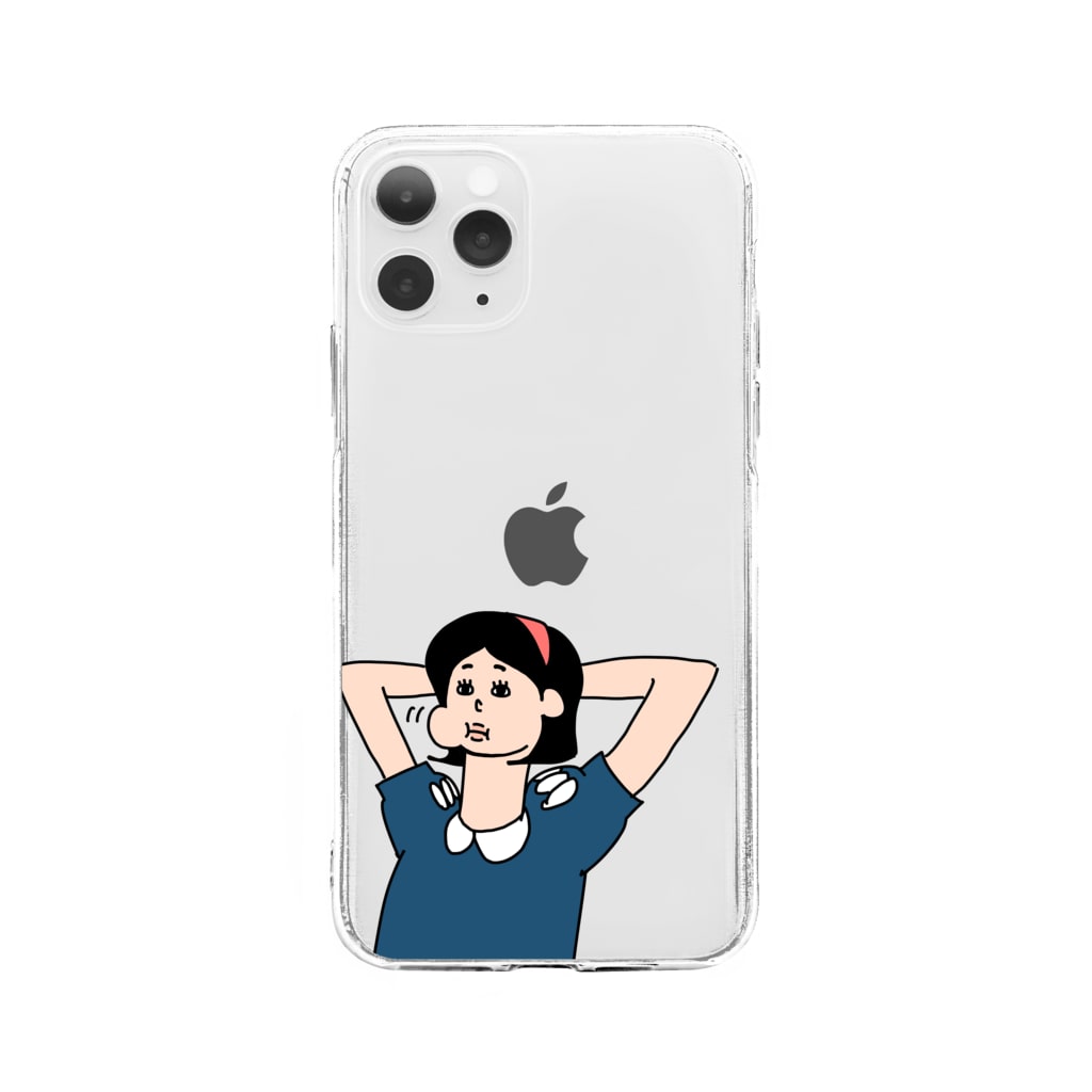 リンゴとあらば見さかいなしの白雪姫さん 空中モード Sekaigate のソフトクリアスマホケース Iphoneケース 通販 Suzuri スズリ