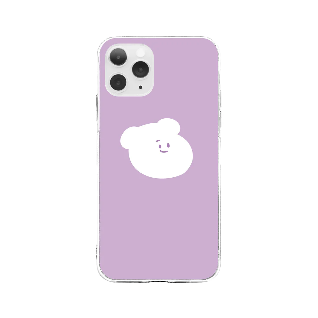 しばたまのくまたま Soft Clear Smartphone Case