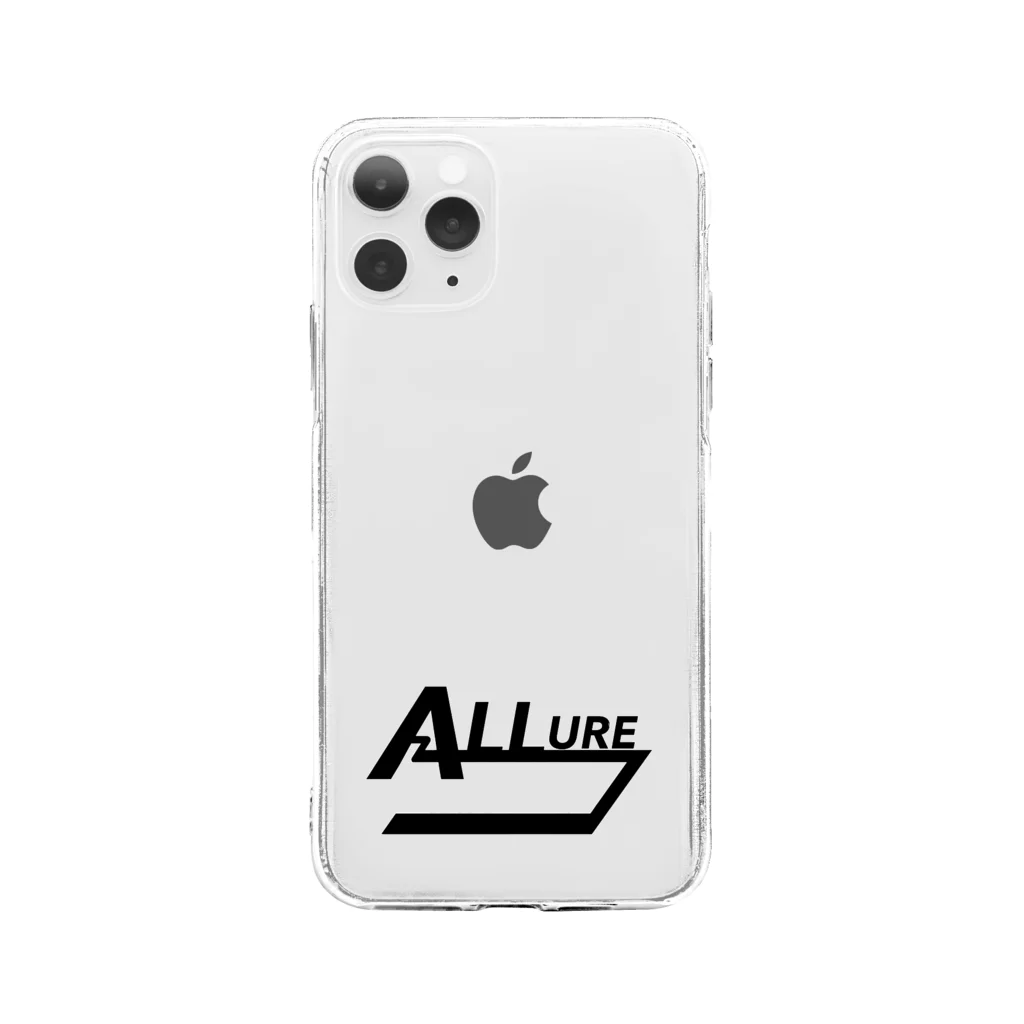 allureのallure LOGO ソフトクリアスマホケース