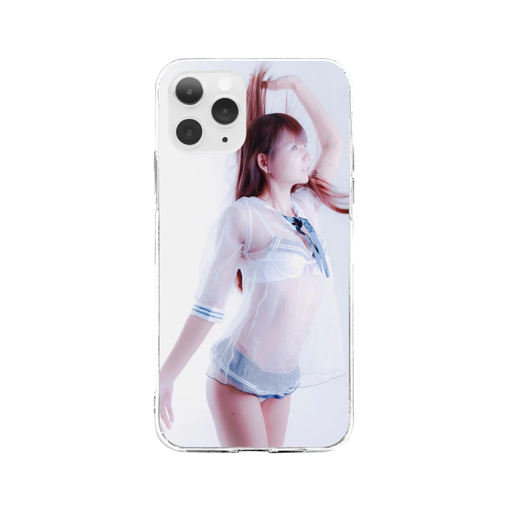 愛海(あみ)のaminniemoスマフォケース Soft Clear Smartphone Case