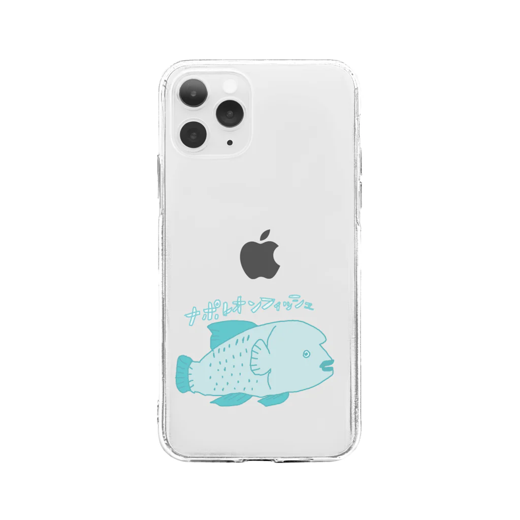 KANI'Sのナポレオンフィッシュ Soft Clear Smartphone Case