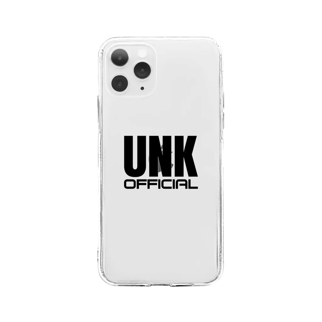 UNK.officialの　UNK ソフトクリアスマホケース