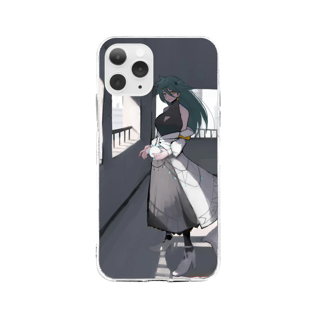 ナナ・ツノのうらないし Soft Clear Smartphone Case