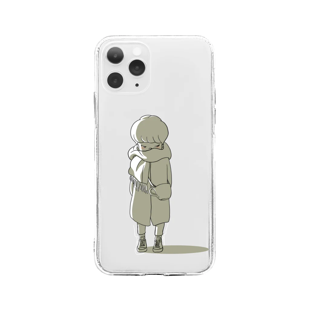 zukkiのいっちゃん Soft Clear Smartphone Case