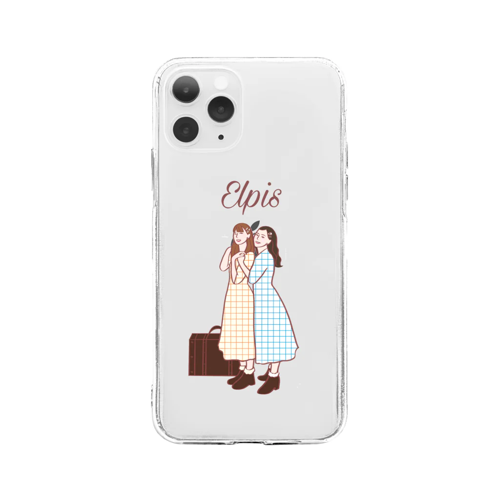 Elpis FactoryのElpisのルンルン☆スマホケース Soft Clear Smartphone Case