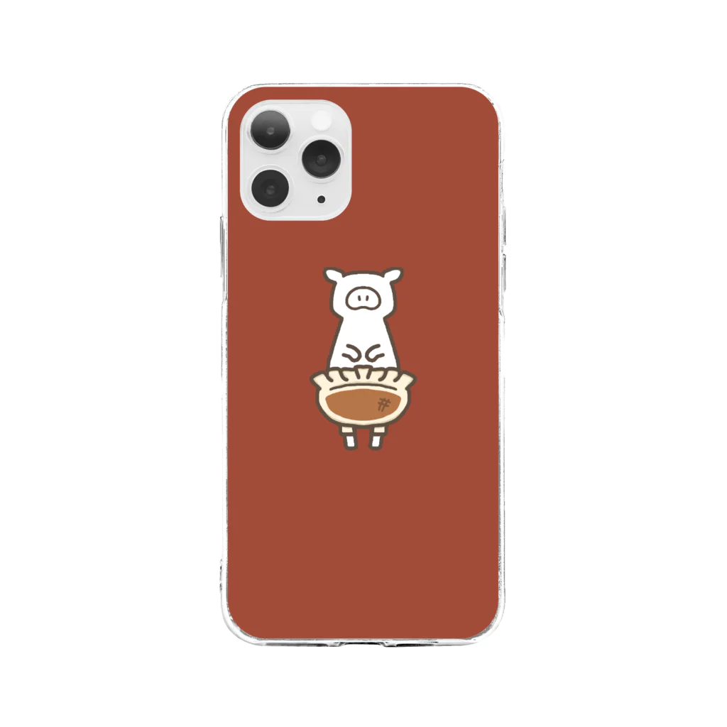 Salted squidのぶーざ Soft Clear Smartphone Case