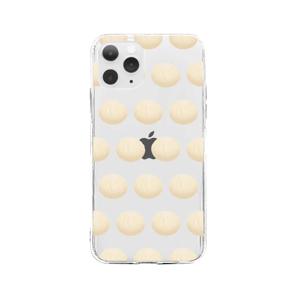 YAMAKOの中華まん Soft Clear Smartphone Case