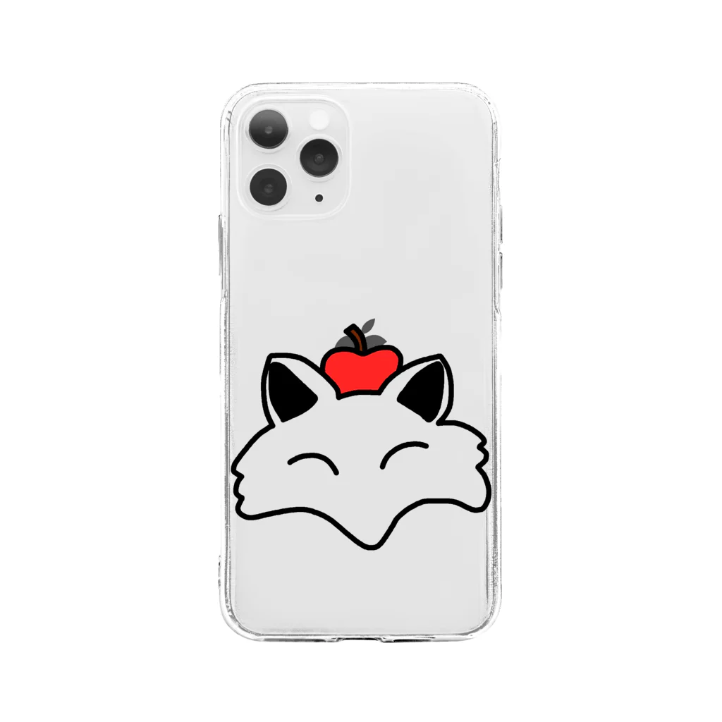 ありさかのよろずやのきつさかグッズ（文字なし） Soft Clear Smartphone Case