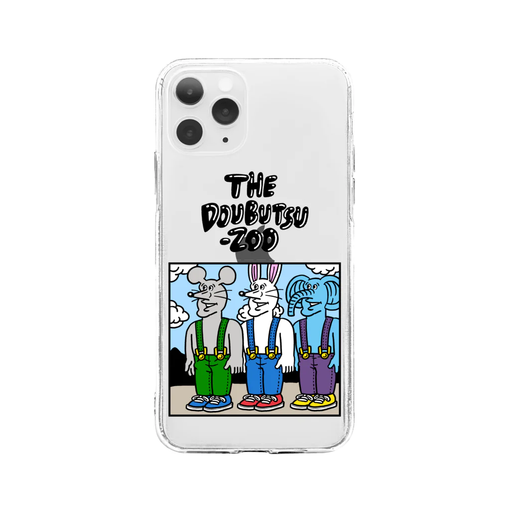 THE DOUBUTSU-ZOO SHOPのTHE DOUBUTSU-ZOO Soft Clear Smartphone Case