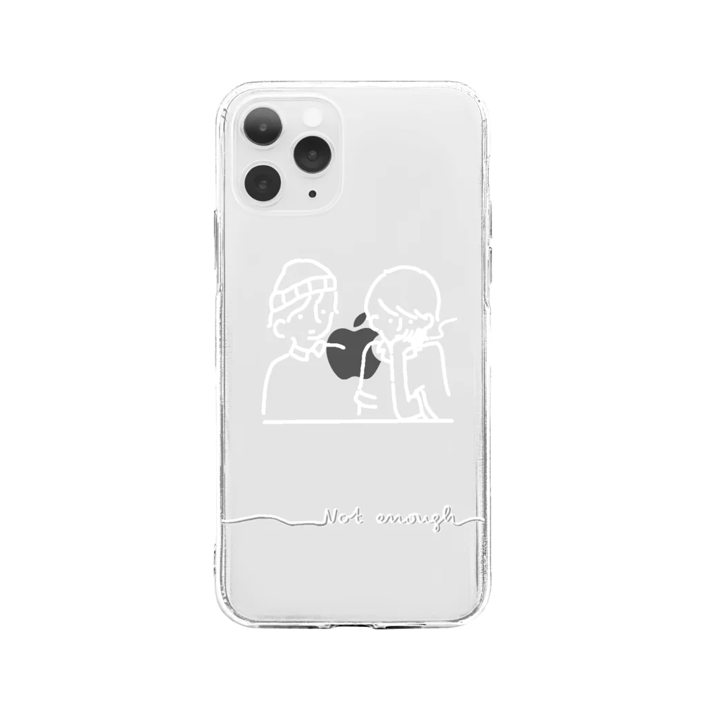 たらないふたりのたらないふたりのiphoneｹｰｽ(WT) Soft Clear Smartphone Case