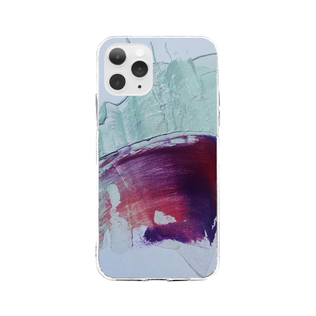 𓆟手と手𓆟のあたたかいねどこ Soft Clear Smartphone Case