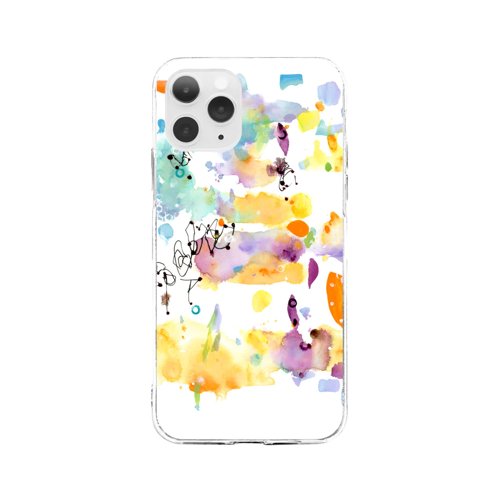 おのだ希・nozomi onodaのMOJOMOJO KIRAKIRA Soft Clear Smartphone Case