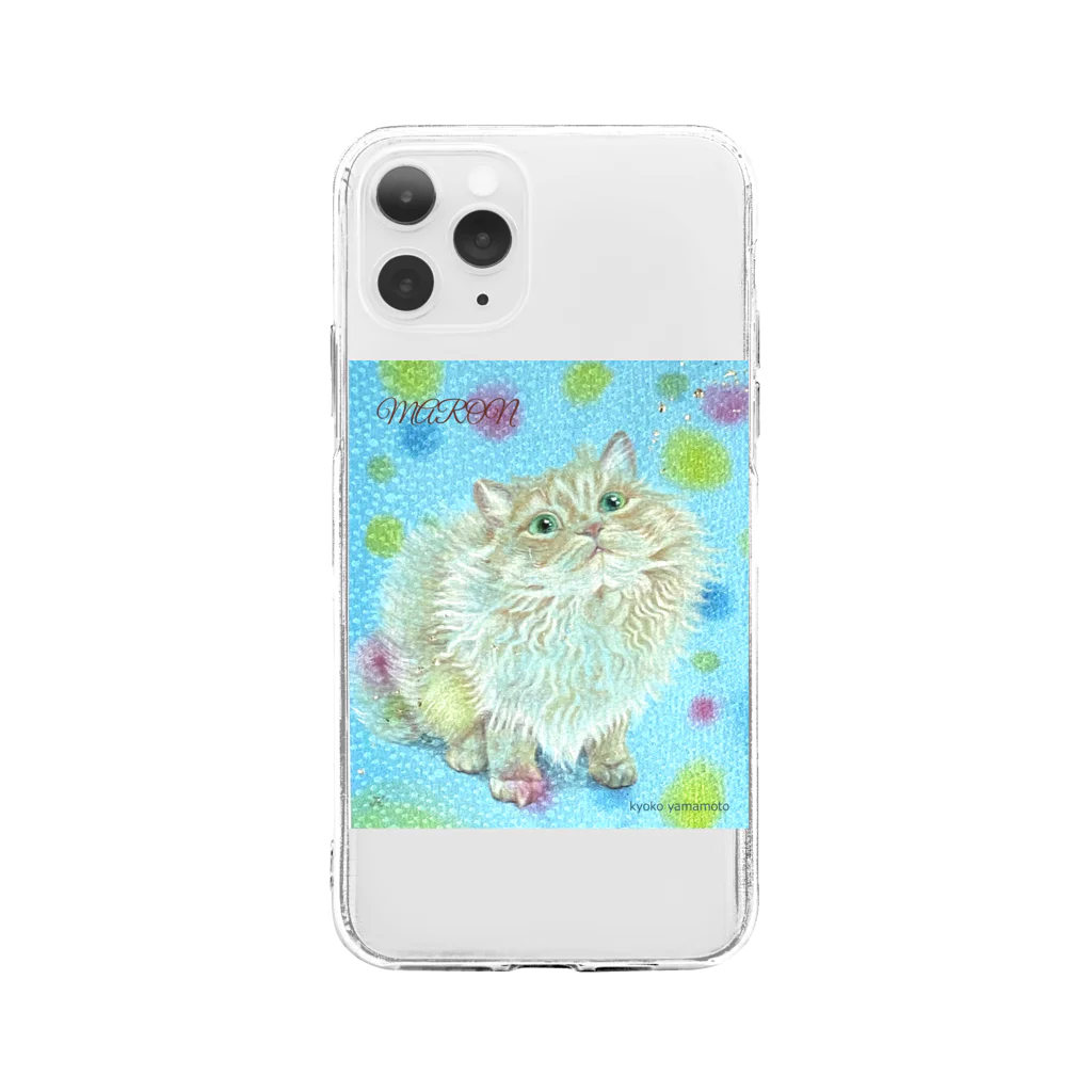 くまきち＠kyonyamamotoのmaron Soft Clear Smartphone Case