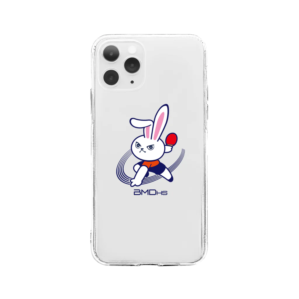 BMD-HSのウサオくん Soft Clear Smartphone Case