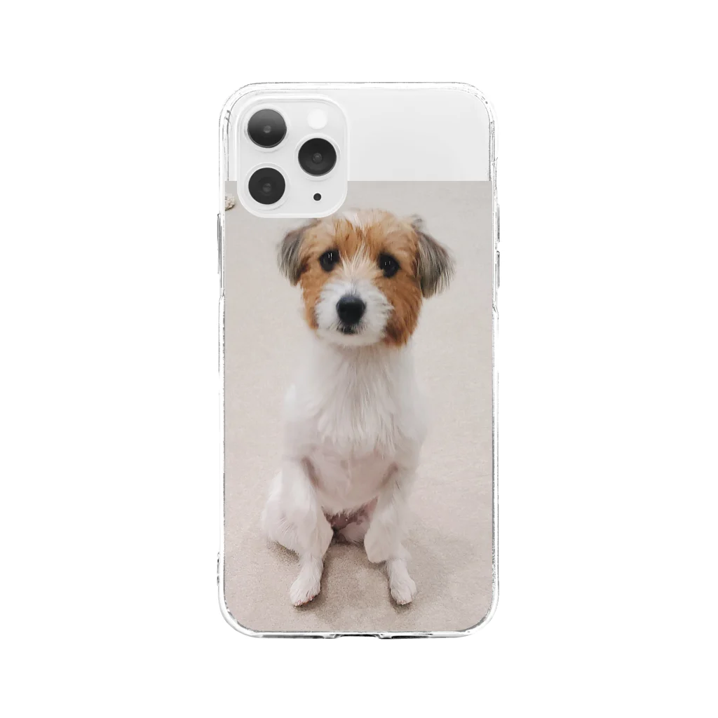 🐶８とロッティ🐶のロッティちゃん🐶 Soft Clear Smartphone Case