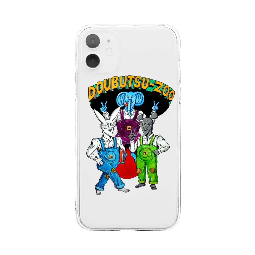 THE DOUBUTSU-ZOO SHOPのDOUBUTSU-ZOO Soft Clear Smartphone Case