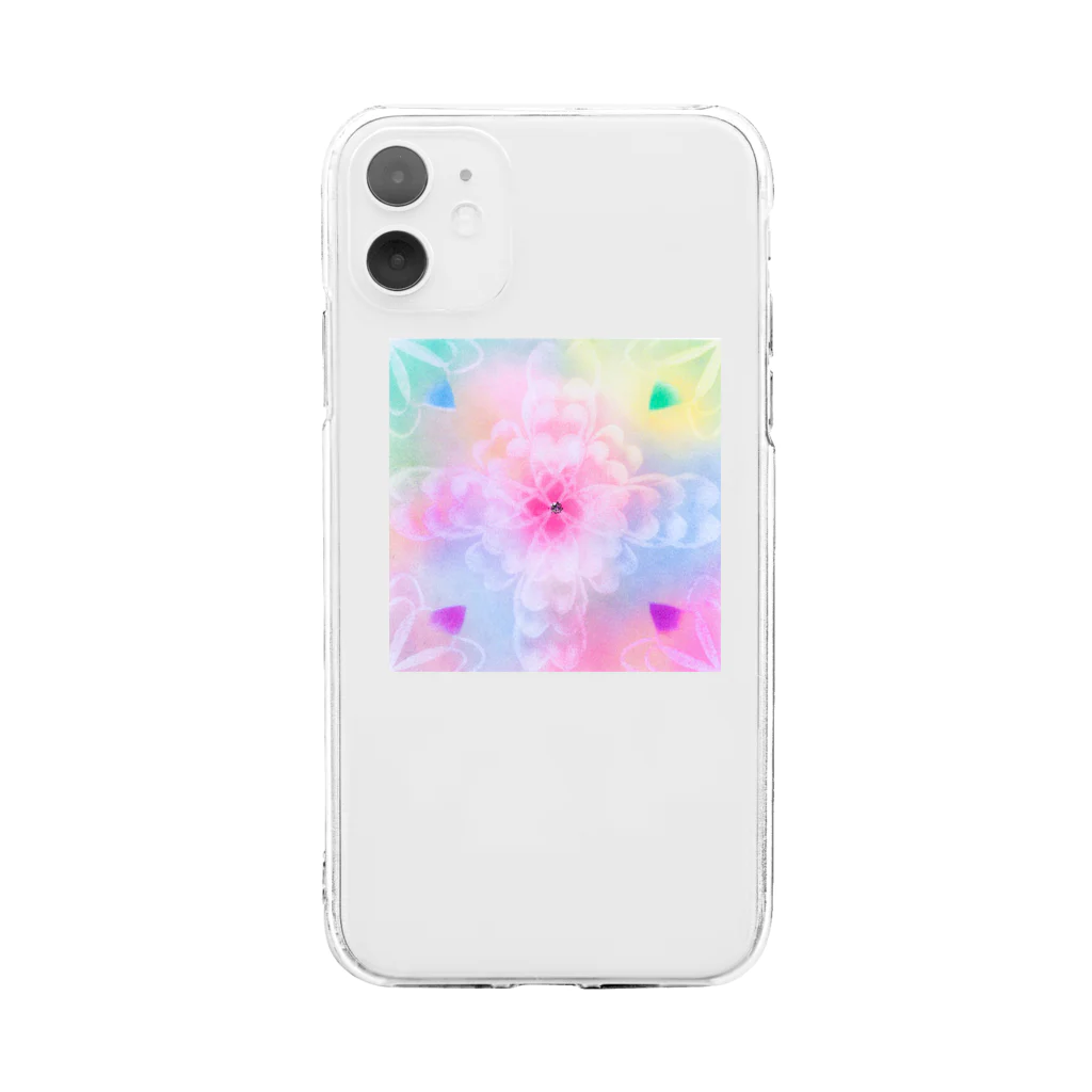 Colorful MoonのColorfulMoon Soft Clear Smartphone Case