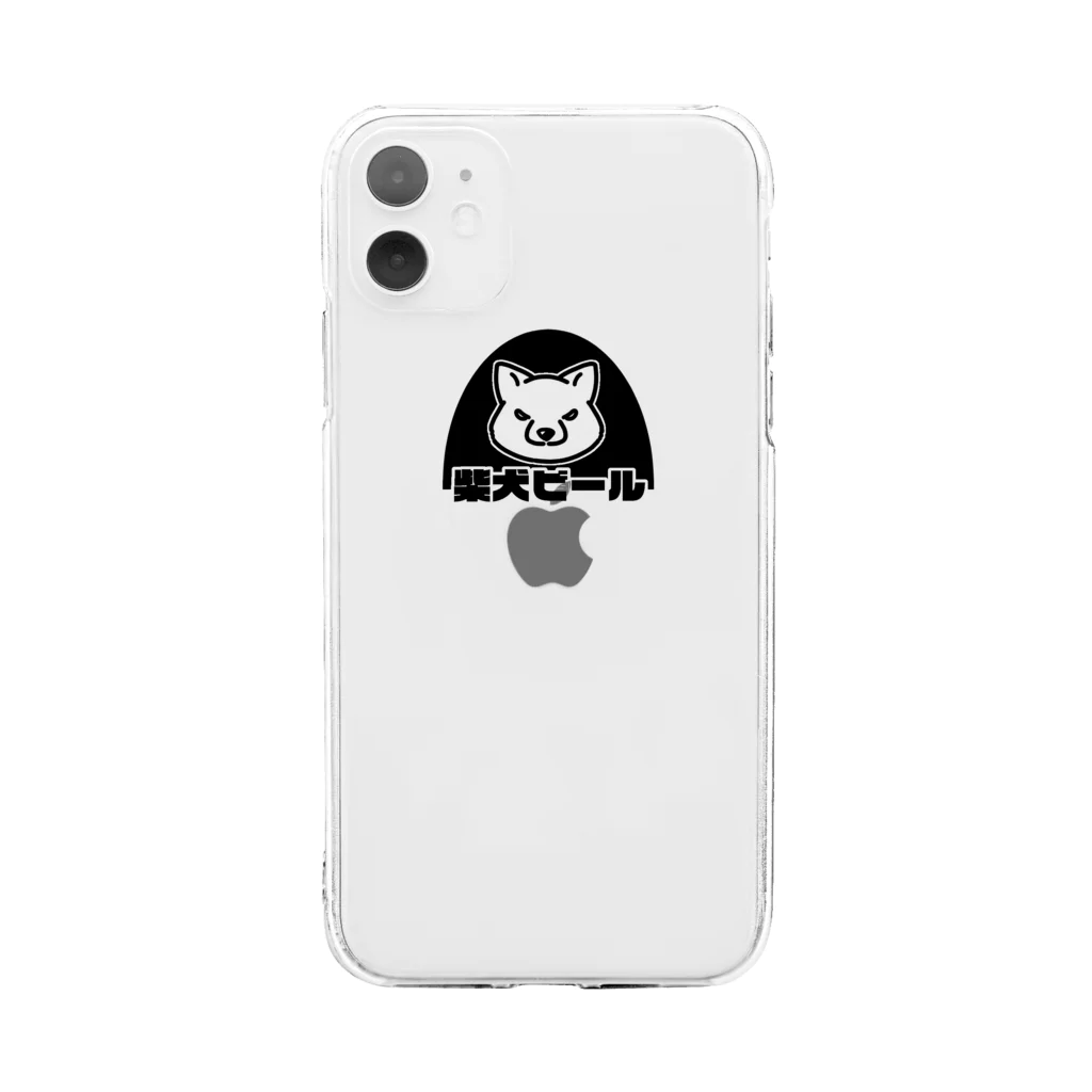 真希ナルセ（マキナル）の柴犬ビール Soft Clear Smartphone Case