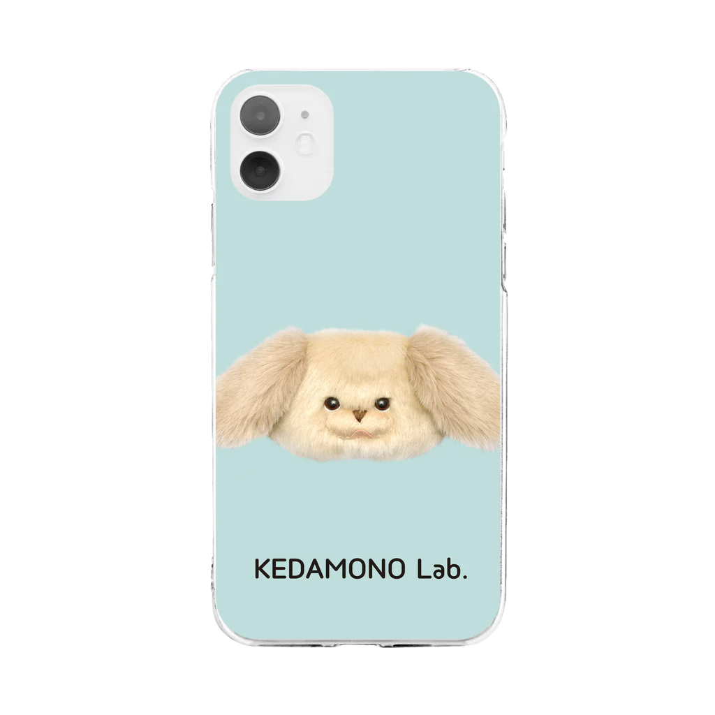 KEDAMONO Lab.の王さんスマホケース ソフトクリアスマホケース