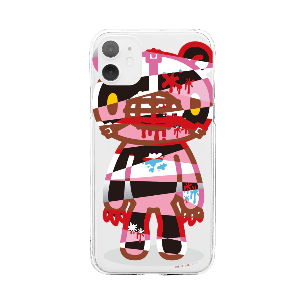 CHAX COLONY imaginariの【各20点限定】いたずらぐまのグル〜ミ〜(＃16)  Soft Clear Smartphone Case