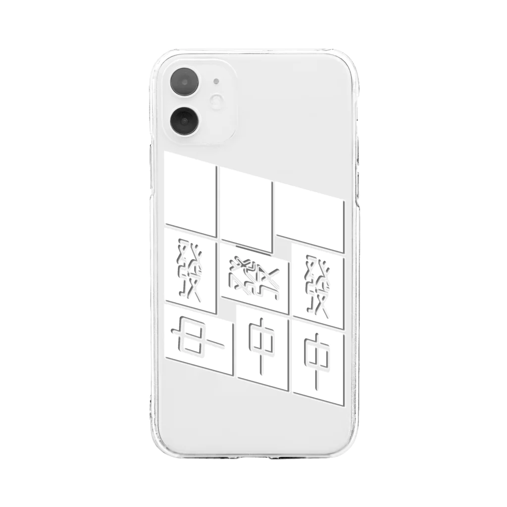 へらやのPAO（kami） Soft Clear Smartphone Case