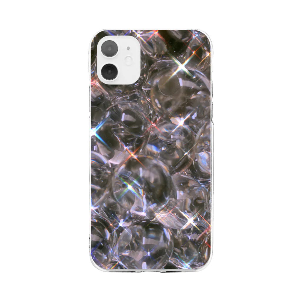 COZMIC DANCER THE SHOPの80s Dramatic Discothèque Soft Clear Smartphone Case