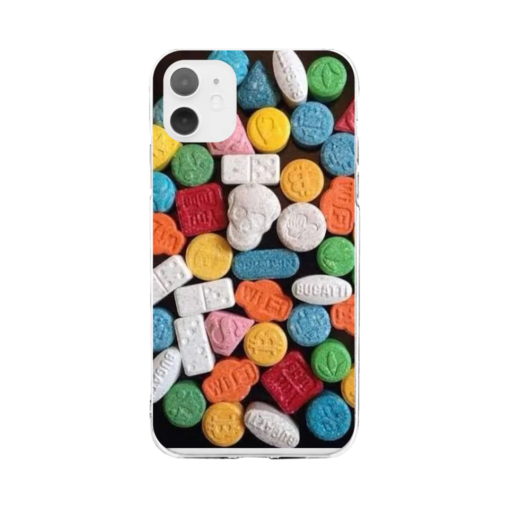 TeeのMDMA スマホケース Soft Clear Smartphone Case