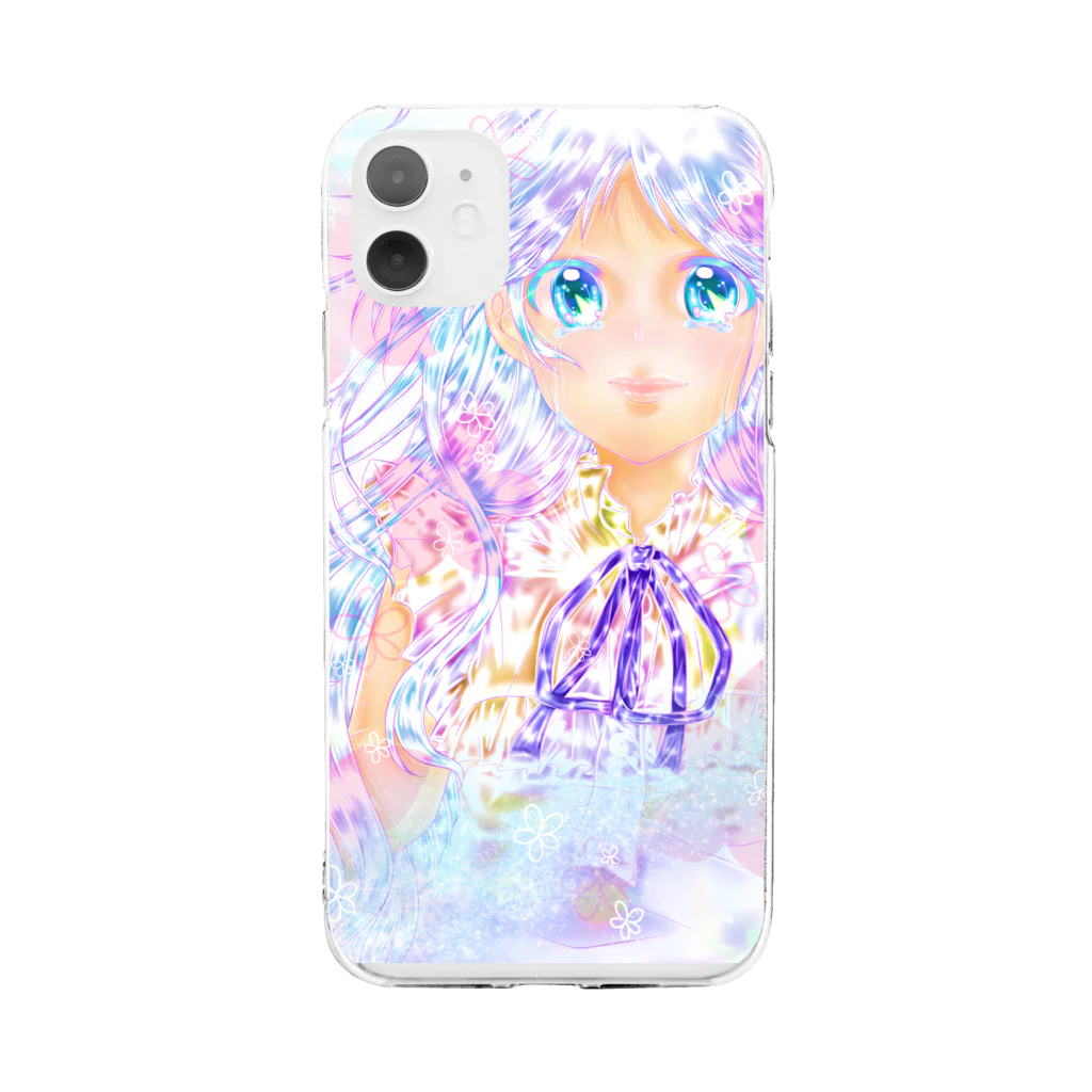 ときちゃんのめんま Soft Clear Smartphone Case