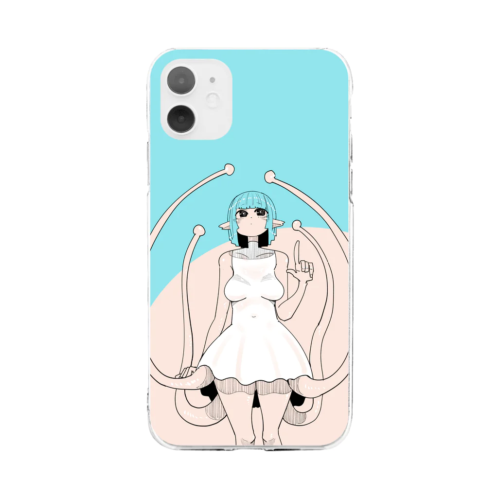 したらななやのテンタコノコキョウ Soft Clear Smartphone Case